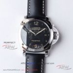 VS Factory Panerai Luminor Marina 1950 44mm P9000 Automatic Watch - PAM00359 Stainless Steel Case Black Dial And Strap